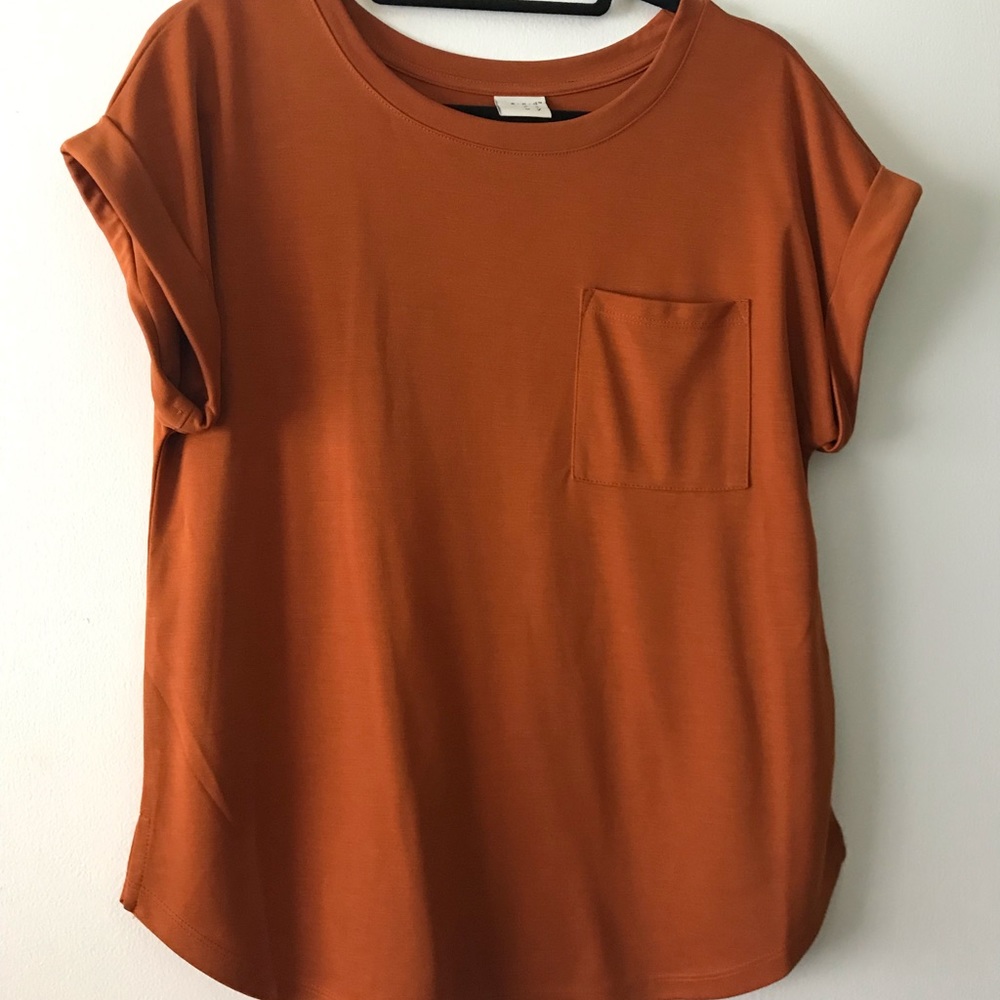 Burnt orange shirt